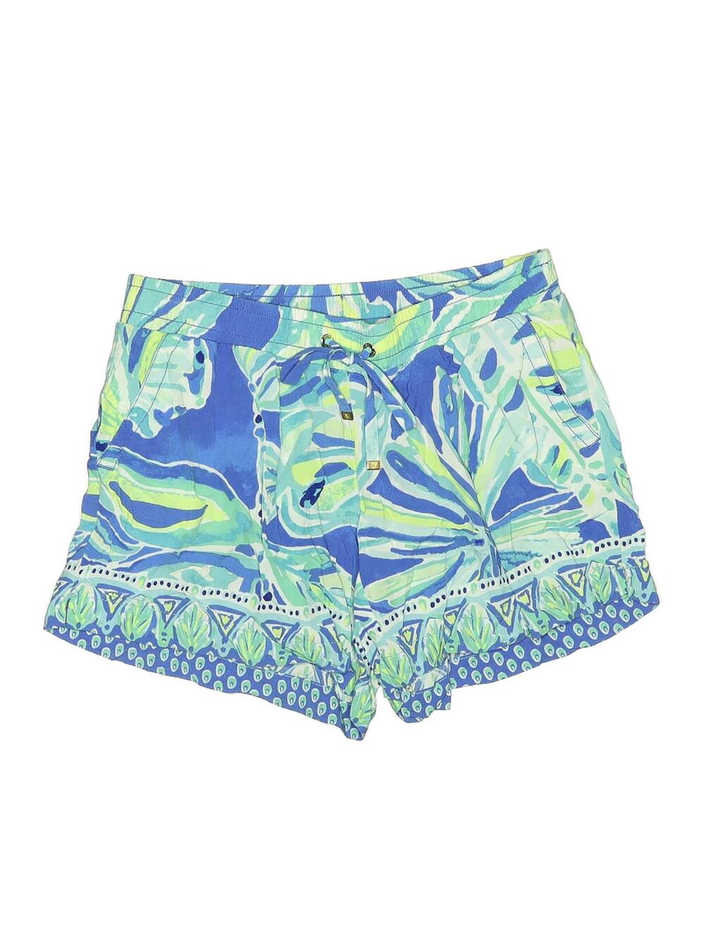 Lilly Pulitzer Printed Rayon Shorts Size XS
